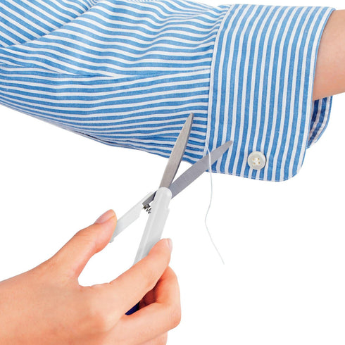 Plus Pen Style Compact Twiggy Scissors with Cover, White (34609)...