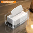 Cq acrylic Tissue Box Holder,Clear Tissue Box Cover Rectangle for Kleenex Tissue Cube Box,Napkin,Facial Tissue Dispenser Box Case for Countertop,B...