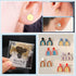 TOAOB 300pcs Earring Posts and Backs Gold Stainless Steel Hypoallergenic 5mm Flat Pad Studs with Clear Rubber and Butterfly Earring Backs for DIY ...