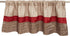 Madison Park Amherst Single Panel Faux Silk Rod Pocket Curtain With Privacy Lining for Living Room, Window Drapes for Bedroom and Dorm, 50x18, Red...