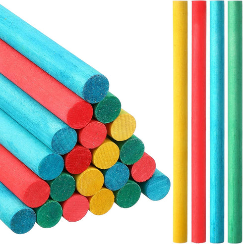 24 Pieces Rhythm Sticks Rhythm Music Lummi Sticks Classroom Rhythm Instruments Musical Sticks 4 Colors Wood Sticks for Girls Boys Classroom Play (...