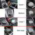 Bling Accessories for BMW 1 2 3 5 7 Series X1 X3 X5 X6 Media iDrive Control knob Cover Rhinestone Crystal, Small-1...