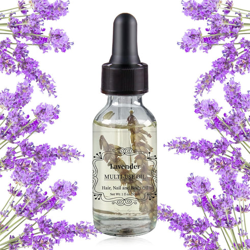 Lavender Multi-Use Oil 30ml, Organic Essential Oil for Skin, Hair, Body and Nails...