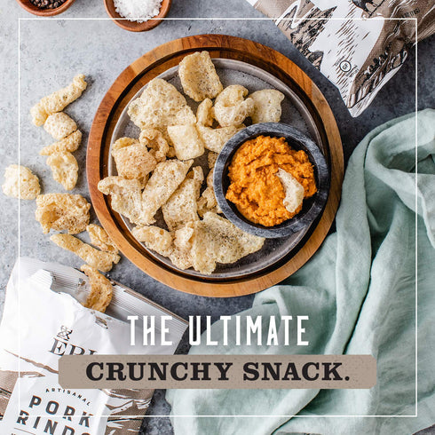 EPIC Sea Salt & Pepper Pork Rinds, Keto Friendly, Paleo Friendly, 2.5 oz...