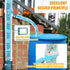 Rainwater Collection System Fits 2'' x 3'' Standard Gutter Downspout ?Rain Barrel Diverter kit is Used to Collect Rainwater from Gutter to Rain Ba...