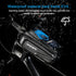 Bike Phone Bag Bike Front Frame Bag Waterproof Bicycle Phone Handlebar Holder Case Bicycle Pouch Sensitive Touch Screen Compatible Below 6.5"(Blac...
