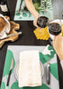 modern-twist 14 x 16 Silicone Placemat, BPA, PVC-Free Table Mat, Dishwasher Safe, Conservatory Print in Tiger Aloe, Pack of 1...