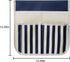 Garden Kneeler Tools Bag, Blue White Stripes, Oxford Cloth, 31x30cm...