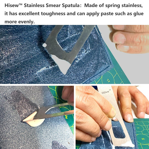 Glue Application Tools Kit for Craft and Art Working,DIY Supplies, (Smear Spatula and Glue Residue Eraser)...
