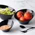 Plasticpro Disposable Angled Plastic Bowls Round Serving Bowls, Party Snack or Salad Bowl, Heavy Duty, Elegant Black, Pack of 4…...