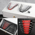 ALOANES 26-Slot Metal Wrench Organizer, Heavy Duty Hanging Wrench Organizer Tray for Tool Box&Wall, Fit SAE & Metric Wrench Storage, 2 Pack Wrench...