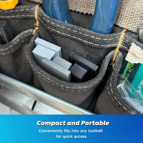 Trim Reveal Tool 1/4" - Precision Trim Gauge - Door Reveal Marking Tool - Non-Damaging Hard Plastic - Accurate Jamb Marking - Finish Carpentry & W...