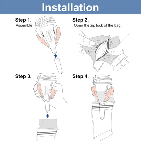 Maymom Milkbag Adapter, Widemouth 2nd Generation; Compatible with Spectra Avent Pumps; Most Milkbags inc. Lansinoh Bags;Do Not Use Microwave or St...