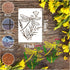 Dragonfly Stencils for Painting on Wood Crafts Reusable Grass Dragonfly Stencil Art Paint on Wall Canvas Pattern Believe Paint Stencils for Card M...