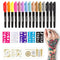 Temporary Tattoo Pen Tattoo Markers Tattoo Kit Face Paint with 15 Tattoo Pens 5 Tattoo Stencils and 2 Tattoos Stickers Gifts for Teenage Girls Boy...