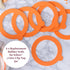 Kilner Replacement Rubber Seals for 102-Fluid Ounce Jars, 4-1/4-Inches, Pack of 6...
