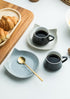 Ceramic Spoon Rest for Kitchen Counter, 5.12 Inches Cute Spoon Holder for Stove Top, Cat Utensil Rest Cooking Spoon Holder, 1 Pack Light Gray...