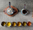 6pc Ceramic Kung Fu Tea Set, Japanese Tea Cup, Sake Cup, 2.1oz Capacity, 6 Colors...