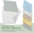 Paper Piecing for Quilting DIY Patchwork Sewing Crafts 300Pcs Paper Piecing Quilting Templates Quilting Patchwork Sewing Pattern Papers Quilting C...