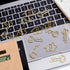 102 Pack Clips Office Supplies 50 Pcs House Shaped Paper Clips 50 Pcs Key Shaped Wire Paper Clip with 2 Pcs Clear Storage Box for Agent Office Hom...