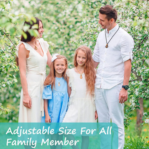 Hicarer 12Pcs Crystal Cage Necklace Holder Necklace Cord Empty Stone Holder Pendant Stone Holder Replacement Hand-woven Necklace Cord with Adjusta...