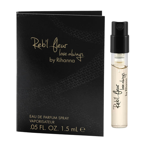 6 Rihana perfume samples for women: Crush, Reb'l Fleur, Kiss, Rogue, Rebelle, and Nude. Fragrance sample vial bottles perfume Set. Great for small...