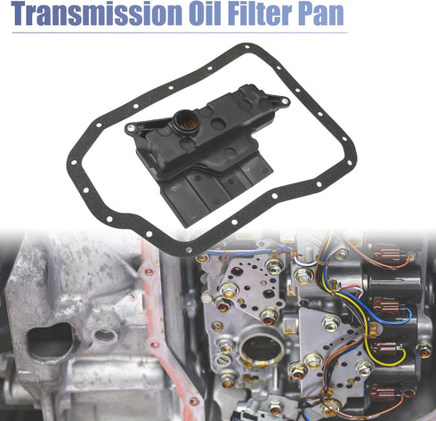 X AUTOHAUX 1 Set 35330-48020 3533033050 Transmission Filter Oil Pan Gasket Kit for Toyota Highlander 3.5L 2014-2016...