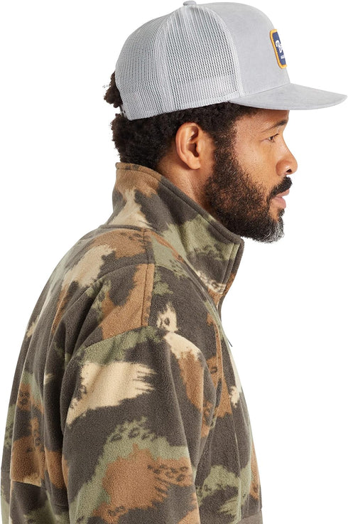 Brixton Grade Mesh Trucker Cap, Silver, One Size...
