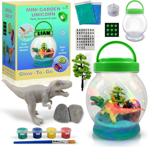 DIY Light Up Dinosaur Nightlight Arts and Crafts for Kids, Best Birthday Gifts for Boys & Girls Ages 3 4 5 6 7 8 Years Old, Fun Stem Kit for Kids...