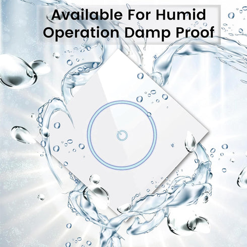 Smart Light Switch, 2.4GHz WiFi Smart Switch Compatible with Alexa, Google Home and Surplife App, UL Certified Neutral Wire Required, No Hub Requi...