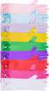 Zhanmai 9 Pairs Girls Satin Gloves Bowknot Gloves Princess Gloves for Kids Party, Wedding, Formal Pageant, Ages 3T to 8 Years, Color 3, Small...