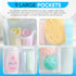 Handy Laundry Shower Curtain Bathroom Organizer -9 Pockets- Perfect for Organizing Home Bath, Your Toiletries and kid's Toys in Nine Durable Deep ...
