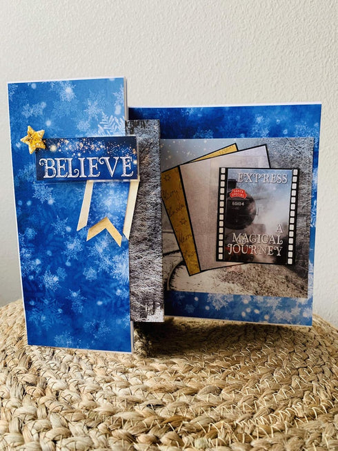 Reminisce (REMBC) North Pole Express Scrapbook Collection Kit, Multi Color Palette, 12x12 inches...