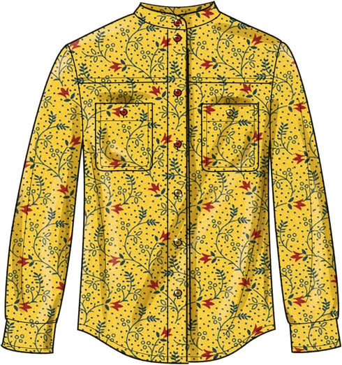Simplicity Easy Unisex Shirts Sewing Pattern Packet, Design Code S9858, Sizes XS-S-M-L-XL-XXL, Multicolor...