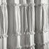 Lush Decor Nova Ruffle Window Curtain Panel Pair, 42"W x 84"L, Gray...