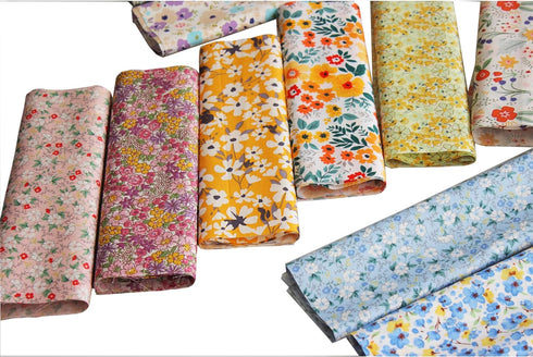 42-10" Quilting Cotton Fabric Bundles Printed Floral Craft Fabric Precut 100% Cotton Layer Cake Fabrics Quilting Squares for Any DIY Sewing Crafts...