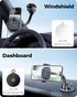 OQTIQ One-hand Operation Mini Suction Cup Car Phone Mount for Dashboard and Windshield - Dual Spring-Loaded Grips Expand to 3.8 Inches - Low Profi...