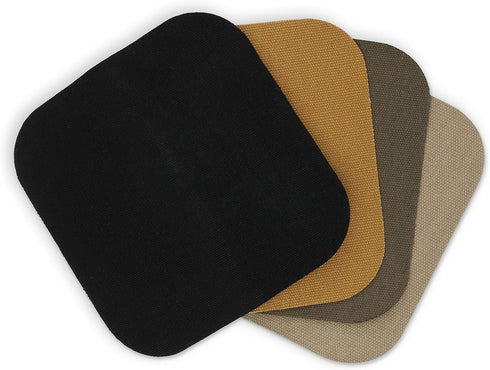 Dritz Heavy Canvas Iron-On Patches, 5 by 5-Inch, Colors May Vary, 4...