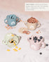 Hippypotamus Snack Cups for Toddlers - Spill Proof - 100% Food-Grade Silicone Snack Containers for Baby - Set of 2 (Blush/Nude)...