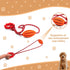 Interactive Dog Chew Toy with Rope for Aggressive Chewers - Tugging and Tossing - Puppy Training - Dispenses Treats and Food - Toothbrush for Pet ...