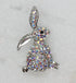 Faship Gorgeous Rhinestone Crystal Bunny Rabbit Pin Brooch for Easter...