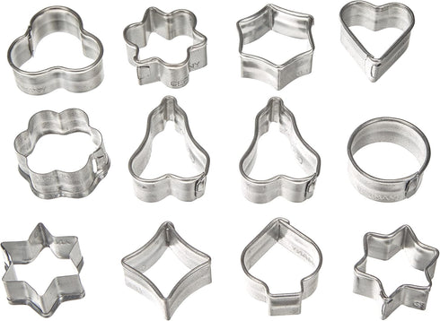 Zenker Mini-Cookie Cutter "Patisserie" (Set Of 12), Silver...