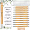 Yeaqee 25 Sets Woodland Safari Baby Shower Gifts for Guest Greenery Woodland Baby Shower Favors Retractable Baby Shower Pens Bamboo Pens Gender Re...