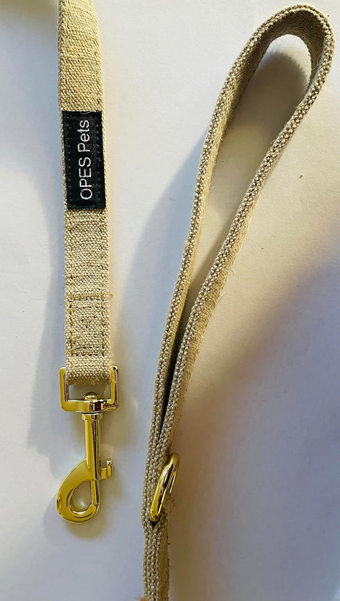 OPES Pets 100% Natural Hemp Pet Leash, 150 cm, Hypoallergenic, Chemical Free Environmental Friendly, Great for Sensitive Skin...