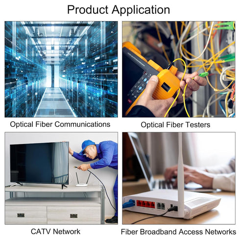 MECCANIXITY 5dB LC Fiber Attenuator, LC/UPC SM Single Mode Fixed Fiber Optic Attenuator Male to Female for Fiber Optic Transmission Pack of 2...