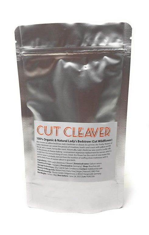 Cut Cleaver (Galium verum) - 100% Natural Lady's Bedstraw (Cut Wildflower) - Net Weight: 1.41oz / 40g...