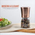 Pepper Grinder or Salt Shaker for Professional Chef - Best Spice Mill with Brushed Stainless Steel, Special Mark, Ceramic Blades, and Adjustable C...
