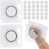 15 Pairs 1.8 Inch 25MM Large Invisible Hidden Sew Magnetic Snap PVC Hidden Purse Closure Fastener Snaps for Handbag Clothing Clasp DIY Craft Sewin...