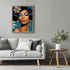 Posterizer 1 pcs-vintage African woman with flowers collage-Afro-American Art Collection-Abstract & Modern Art-Gift for Women, Fashionistas, Desig...