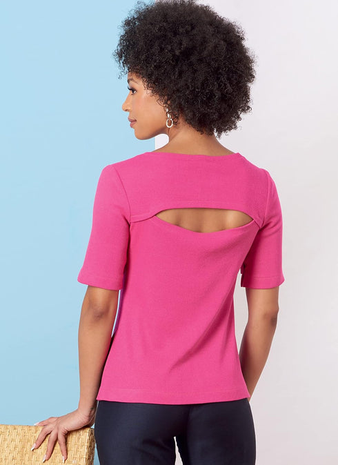 Butterick Misses' Knit Top Sewing Pattern Kit, Design Code B6874, Sizes 16-18-20-22-24...